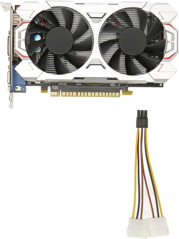 بطاقة رسومات 1050 Ti Gaming 4GB GDDR5 بطاقة فيديو مع مراوح تبريد، PCI Express x16 3.0، DirectX 12، دعم عرض 8K (GTX1050Ti 4GB DDR5 128bit) in Saudi Arabia