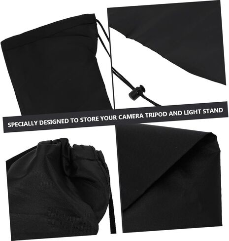NOLITOY 5Pcs Portable Tripod Carrying Case Set, Nylon Camera Tripod Organizer Bags with Drawstring Closure, Lightweight Light Stand Storage for Photography and Travel in Saudi Arabia