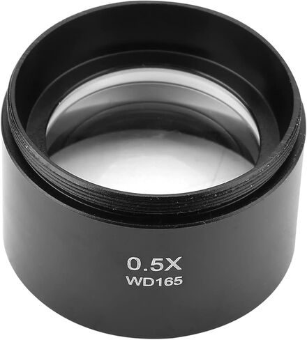 KP-0.5X Stereo Microscope Objective Lens - Enlarged Field of View, 165mm Working Distance - Mounting Thread 48mm - for Video Microscope in Saudi Arabia