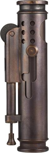 Windproof Classic Vintage Trench Lighter, Refillable Brass Kerosene Lighter, Grinding Wheel, Automatic Ejection,Seal,Unique,Retro Antique, for Soldier,Thorens Battle Soul​ in Saudi Arabia