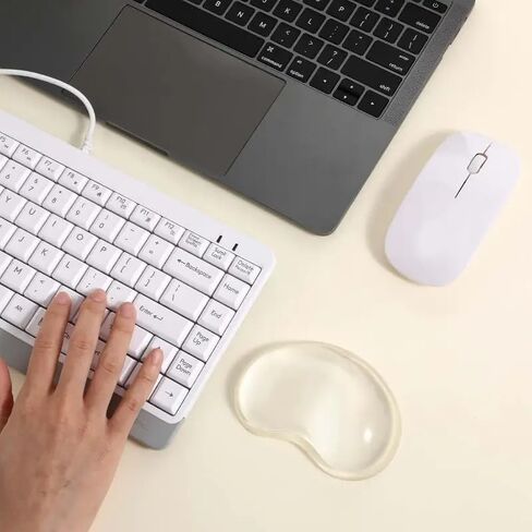 Soft Gel Wrist Rest Ergonomic Silicone Gel Cushion forMouse Transparent Fatigue Relief Hand Pillow ComfortableCool Wrist Support Pad for Laptop Ofice Work computerGaming in Saudi Arabia