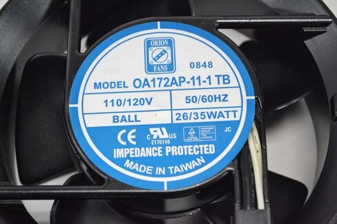 ORION OA172AP-11-1TB 26/35W WATT BALL 110/120V-AC 7IN 235CFM COOLING FAN B280120 in Kuwait