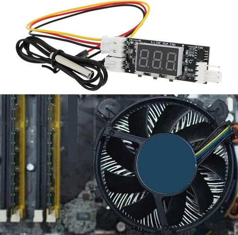 SING F LTD 4Pin PWM Fan Controller مع LCD 12VDC 3A -9°C-99°C لأجهزة الكمبيوتر in Saudi Arabia
