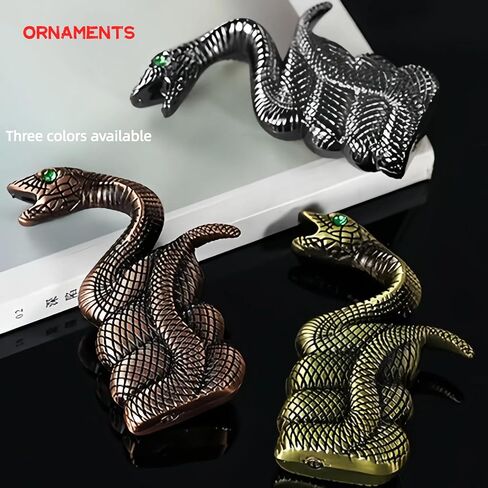 ولاعة شعلة بوتان، ولاعة ثعبان مع لهب نفاث أحمر، ولاعة صغيرة إبداعية مقاومة للرياح، ولاعات قابلة لإعادة الملء وقابلة للتعديل للرجال، DIY، الشموع، والتخييم (الغاز غير متضمن) (أسود) in Kuwait