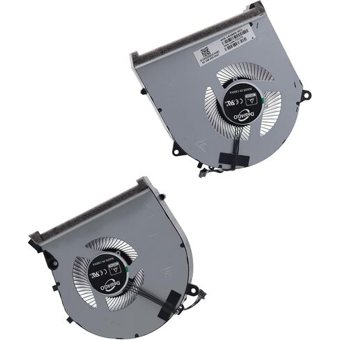 مروحة تبريد رسومات وحدة المعالجة المركزية Deal4GO L62865-001 L62866-001 بديلة لـ HP OMEN 17-CB 17t-CB 2019 17-CB0005NA مع RTX 20x0 in Kuwait