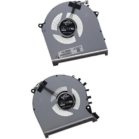 مروحة تبريد رسومات وحدة المعالجة المركزية Deal4GO L62865-001 L62866-001 بديلة لـ HP OMEN 17-CB 17t-CB 2019 17-CB0005NA مع RTX 20x0 in Kuwait