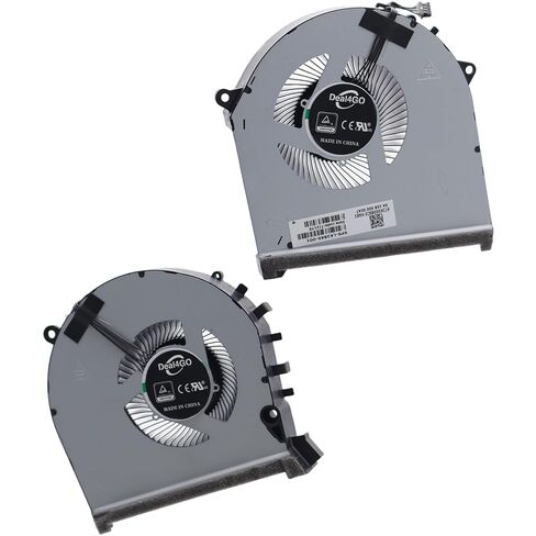 مروحة تبريد رسومات وحدة المعالجة المركزية Deal4GO L62865-001 L62866-001 بديلة لـ HP OMEN 17-CB 17t-CB 2019 17-CB0005NA مع RTX 20x0 in Kuwait