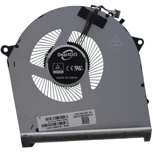 مروحة تبريد رسومات وحدة المعالجة المركزية Deal4GO L62865-001 L62866-001 بديلة لـ HP OMEN 17-CB 17t-CB 2019 17-CB0005NA مع RTX 20x0 in Kuwait