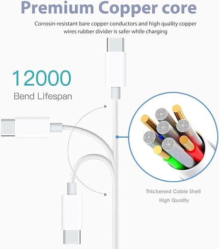 شاحن كاميرا USB C بطول 10 أقدام متوافق مع كاميرا Ring Pan-Tilt الداخلية الجديدة 2024 2025 2026، Ring Spotlight Cam Plus/Pro، Stick Up Cam Pro (البطارية)، كاميرا داخلية بالإضافة إلى كابل شحن سلك الشحن in Saudi Arabia