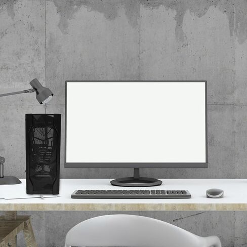 حافظة كمبيوتر ألعاب Artibetter Desktop ATX Full Tower مع لوحة جانبية من الزجاج المقسى، ودعم تبريد المياه، وهيكل مضيف للألعاب أسود مناسب للوحات الأم ATX والبنيات المخصصة in Kuwait