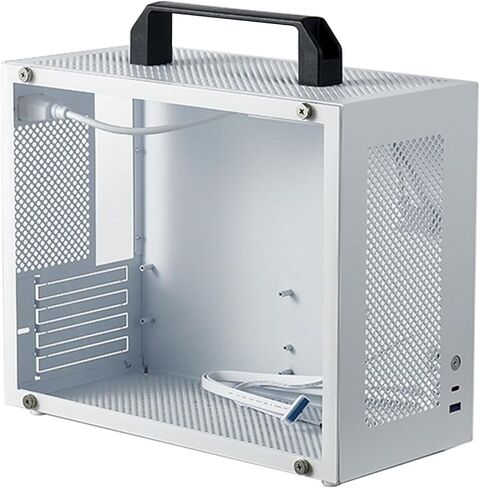 حقيبة كمبيوتر docooler X2 ITX، تدعم اللوحة الأم MATX ITX، ومصدر طاقة ATX، وتدعم ما يصل إلى 335 مم وحدة معالجة الرسومات، و6 حوامل مراوح، ومقبض قابل للإزالة، وحقيبة كمبيوتر للألعاب والمكتب in Kuwait