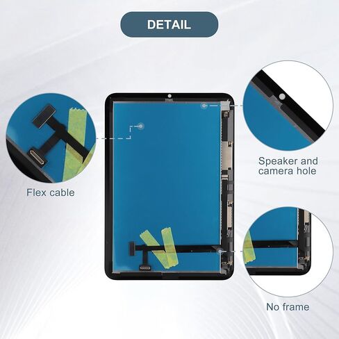 شاشة LCD رقمية متوافقة مع iPad mini 7 7th 2024 A2993 A2995 A2996 10.9 بوصة شاشة LCD تعمل باللمس مع أدوات in Saudi Arabia