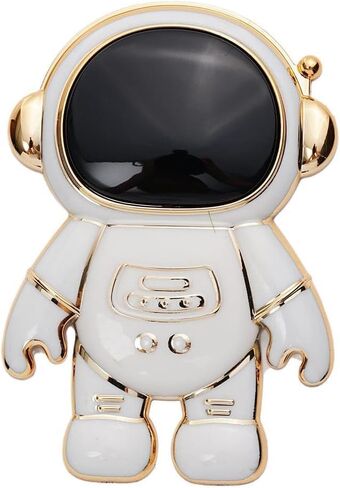 Astronaut Phone Stand Holder,Cute Cell Phone Hidden Kickstand,Astronaut Phone Holder for Desk,Adjustable Tablet Phone Ring Stand, Gift for Women Cell Phone Stands Accessories (Black) in Saudi Arabia