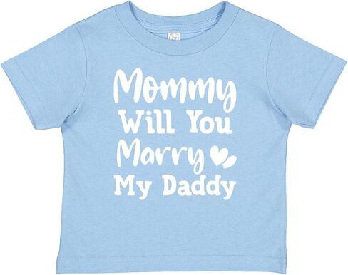 inktastic Mommy Will You Marry My Daddy Proposal Baby T-Shirt in Saudi Arabia
