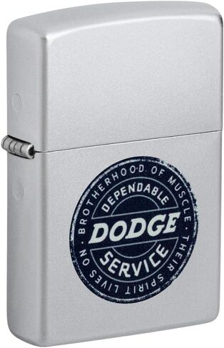 ولاعة جيب Zippo Dodge Service Sign من الكروم الساتان in Saudi Arabia