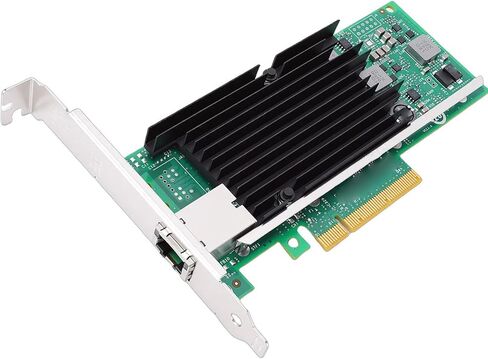بطاقة شبكة Yoidesu 10Gb PCIE مع دعم لمحول X540-T1 Chip Single RJ45 Port PCI Express Ethernet in Saudi Arabia