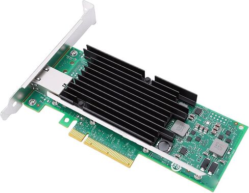 بطاقة شبكة Yoidesu 10Gb PCIE مع دعم لمحول X540-T1 Chip Single RJ45 Port PCI Express Ethernet in Saudi Arabia