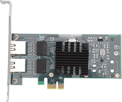 بطاقة شبكة PCIe 1 جيجا بايت، منافذ RJ45 مزدوجة PCI Express 2.0 X1 محول جيجابت إيثرنت مع دعم وحدة التحكم، محول شبكة إيثرنت in Kuwait