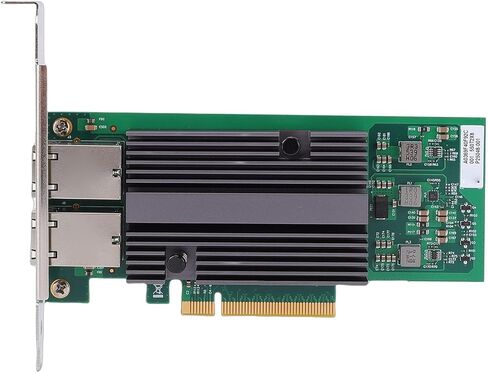10 Gb Network Card, PCIE X8 NIC Card with Dual RJ45 Ports PCI Express Gigabit Ethernet for Wins Server 2025 2022 2019 2016 2012 in Saudi Arabia