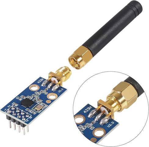 وحدة CC1101 اللاسلكية مع وحدة إرسال واستقبال لاسلكية هوائي SMA 315/433/868/915 ميجا هرتز in Saudi Arabia