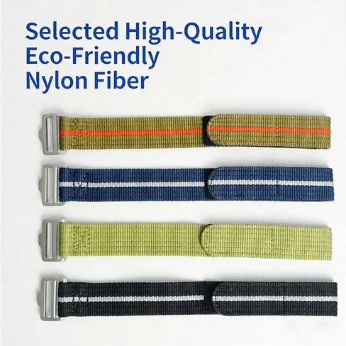 حزام بديل لسوار Hume Health Band - سوار معصم مريح من النايلون المنسوج وقابل للتعديل مع إغلاق آمن بخطاف وحلقة لساعة Hume in Kuwait