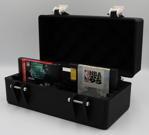 Carrying Case for Sega Genesis Games - Rugged & Protective - Holds 10 Cartridges in Saudi Arabia