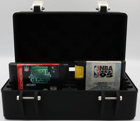 Carrying Case for Sega Genesis Games - Rugged & Protective - Holds 10 Cartridges in Saudi Arabia