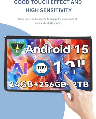 [عبوة من قطعتين] واقي شاشة لجهاز Blackview Mega2 Android 15 12 بوصة، طبقة من الزجاج المقوى للكمبيوتر اللوحي، واقي شاشة لجهاز Blackview Mega2 12 بوصة مضاد للخدش وحساس وصلابة 9H in Kuwait