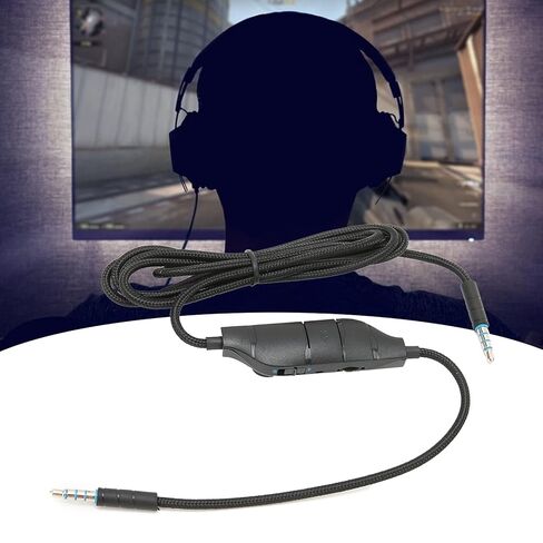 SUNGOOYUE Audio Cable,Gaming Headset Cable Audio Cable with Volume and Microphone Control for G633/G635/G933/G935 in Saudi Arabia