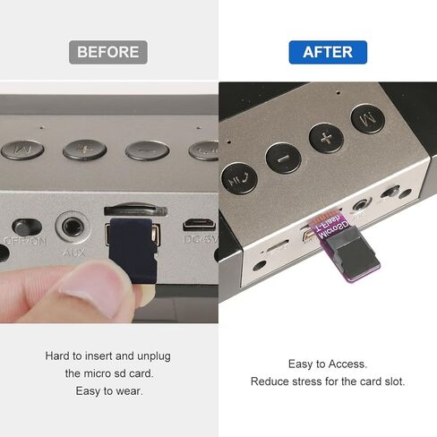 Micro SD TF Memory Card Kit Male-to-Female Extension Adapter PCBA Card Reader Suitable for Car Phones, 3D Printers, Raspberry Pi (50pcs) in Saudi Arabia