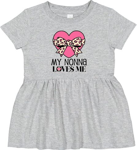inktastic My Nonna Loves Me Girl Grandchild Infant Dress in Saudi Arabia
