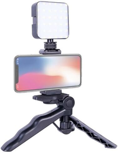 ضوء LED RGB محمول لعقد مؤتمرات الفيديو والتصوير الفوتوغرافي مع سطوع قابل للتعديل in Saudi Arabia