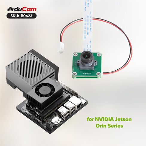 كاميرا Arducam 3MP ISX031 120dB HDR Jetson Orin مع عدسة واسعة الزاوية 127 درجة DFOV لـ NVIDIA Jetson Orin Nano & NX، ISP مدمج، تخفيف وميض LED in Saudi Arabia