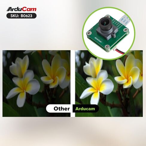 كاميرا Arducam 3MP ISX031 120dB HDR Jetson Orin مع عدسة واسعة الزاوية 127 درجة DFOV لـ NVIDIA Jetson Orin Nano & NX، ISP مدمج، تخفيف وميض LED in Saudi Arabia