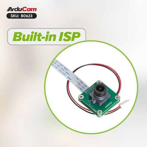 كاميرا Arducam 3MP ISX031 120dB HDR Jetson Orin مع عدسة واسعة الزاوية 127 درجة DFOV لـ NVIDIA Jetson Orin Nano & NX، ISP مدمج، تخفيف وميض LED in Saudi Arabia