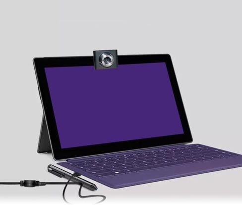 HOMSFOU USB كاميرا ويب كاميرا الكمبيوتر المحمول 120 درجة زاوية واسعة كاميرا ويب USB للتدريس المباشر ومؤتمرات الفيديو التوصيل والتشغيل الأسود للفصول عبر الإنترنت in Kuwait