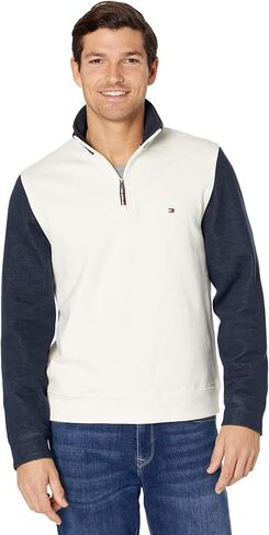 Tommy Hilfiger Men's 1/4 Zip Mockneck Sweatshirt in Kuwait