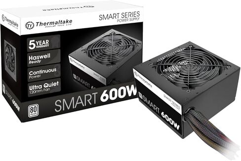 Thermaltake 600W ATX Power Supply and Tempered Glass Micro ATX Gaming Case Bundle in Saudi Arabia