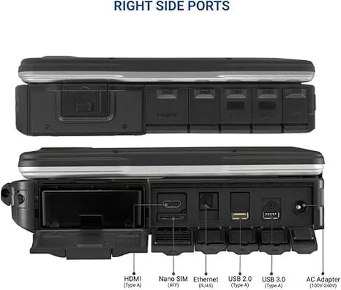 Panasonic Toughbook CF-31 MK6 Core i7-7600U 2.80GHz vPro, 13.1" XGA Touch, 32GB RAM, 512GB SSD, Intel Wi-Fi, Bluetooth, TPM 2.0, 4G LTE, dGPS, DVD, Emissive Backlit Keyboard, Windows 11 Pro (Renewed) in Saudi Arabia