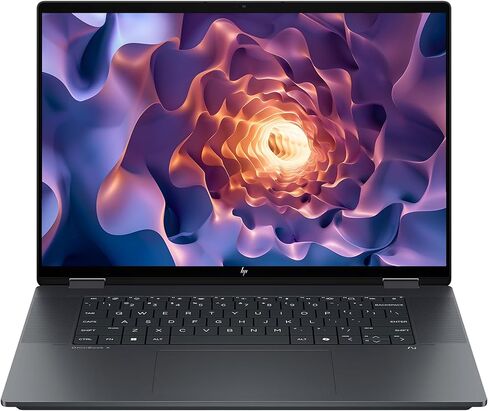 كمبيوتر محمول HP OmniBook X Flip Next Gen AI 16، Intel Ultra 9-288V، ذاكرة الوصول العشوائي LPDDR5x سعة 32 جيجابايت، 2 تيرابايت SSD PCIe، شاشة لمس 16 بوصة 3K (2880x1800)، Intel Arc 140V، لوحة مفاتيح بإضاءة خلفية، W11 Pro، Eclipse Gray in Kuwait