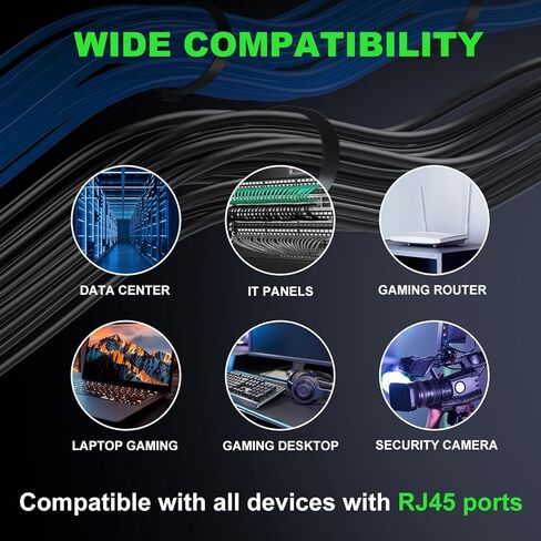 CableGeeker Cat 6 كابلات التصحيح 3 أقدام (24 حزمة) - كابل إيثرنت Cat 6، Snagless RJ45، كابل تصحيح Cat 5e Cat6، كابل Cat 6، كابلات إيثرنت Cat 3 قدم، كابل الشبكة، كابل الإنترنت - 3 أقدام أسود in Kuwait