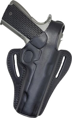 حافظة جلدية 1911 - حافظات OWB 1911 مقاس 5 بوصات - حافظة فطيرة 1911 - تناسب جميع موديلات 1911 مع براميل مقاس 5 بوصات - لكولت كيمبر آر جي آر توروس سبرينغفيلد براوننج تشيكوسلوفاكيا ريمنجتون سيج أرمسكور نورينكو إلخ. in Kuwait