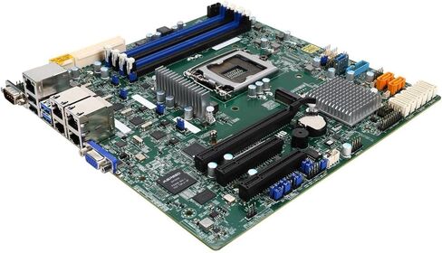 Supermicro X11SSH-LN4F Server Motherboard - Intel Chipset - Socket H4 LGA-1151 - Retail Pack in Saudi Arabia