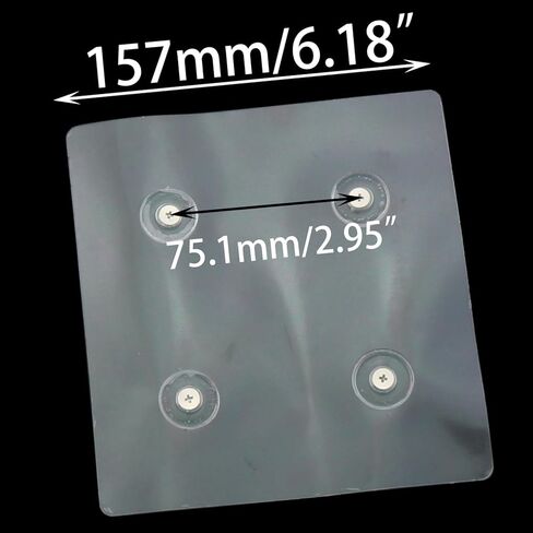 DGZZI Universal Non Drill Screw Backing Plate Monitor Non VESA Mount Adapter 75x75mm Computer Monitor Stand Accessories in Saudi Arabia