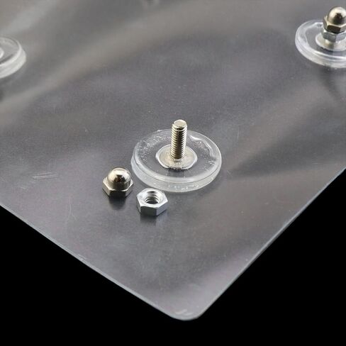 DGZZI Universal Non Drill Screw Backing Plate Monitor Non VESA Mount Adapter 75x75mm Computer Monitor Stand Accessories in Saudi Arabia