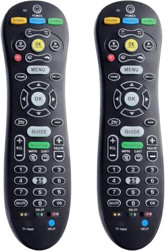 2 Pack S30-s1b Remote for Att Uverse Remote Control Universal Replacement with Easy Setup, Universal TV Remote for Everyday Use (Black) in Saudi Arabia