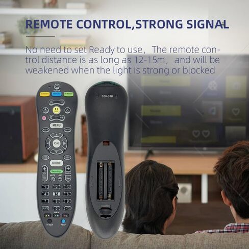 2 Pack S30-s1b Remote for Att Uverse Remote Control Universal Replacement with Easy Setup, Universal TV Remote for Everyday Use (Black) in Saudi Arabia