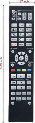 N2QAYA000172 Replace Remote Control with Backlit Keys fit for Panasonic 4K Ultra HD Blu-ray Player DP-UB9000 DP-UB9000P1K DP-UB9000E DPUB9000GN1 DP-UB9000EGK DP-UB9004 820EBK in Saudi Arabia