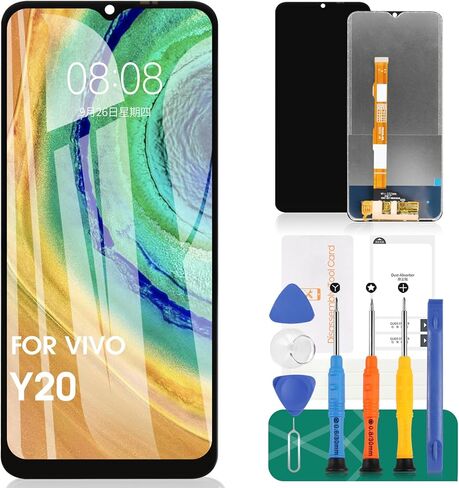 شاشة LCD ومحول رقمي مجموعة كاملة لاستبدال شاشة Vivo Y20 لشاشة Vivo Y20i التي تعمل باللمس لأجزاء إصلاح الشاشة Vivo Y20s V2029/V2029_PK/V2027/V2032 in Saudi Arabia