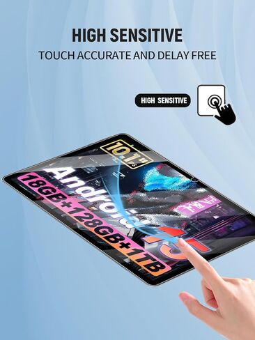 واقي شاشة لجهاز Raemond K80/K70/K50/K30 Android 15 Tablet 10.1 بوصة، FJIASTB مضاد للخدش 9H طبقة زجاجية مقواة سهلة التركيب، بدون فقاعات، عبوتان in Kuwait